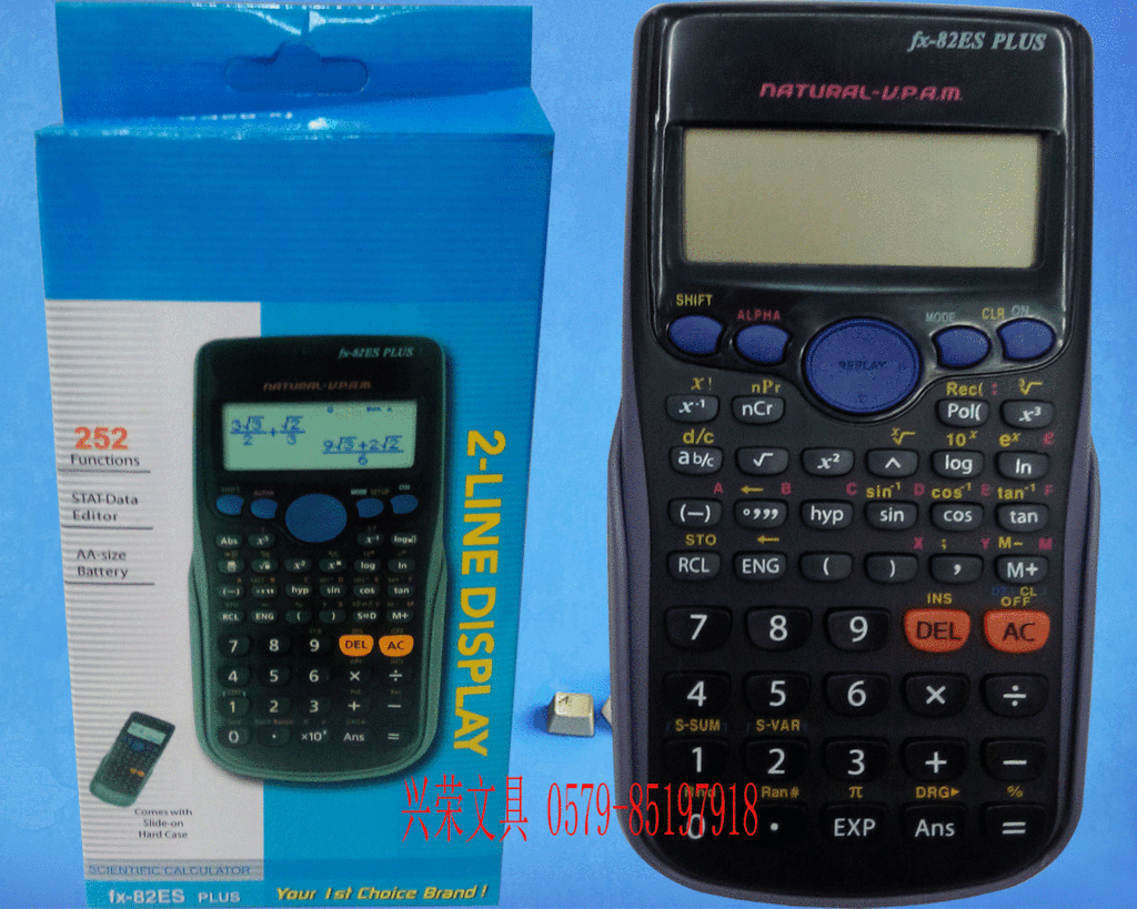 factory direct sales ef-82es scientific calculator student exam essential color flip calculator