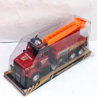 Bags of inertia toys children's toys green plastic toy ladder fire engine truck