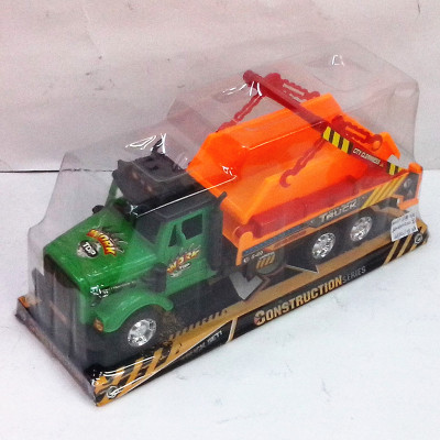 P cover inertia green plastic children's toys toy sanitation trucks truck