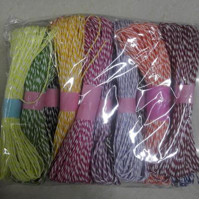 Children DIY Materials Decorative Paper Rope Two Color Paper Rope Wholesale