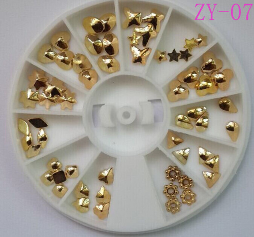 [metal ornament] japanese style nail beauty rhinestone decorative accessories alloy exquisite metal