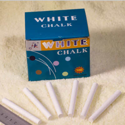 Clean dash 100 teacher stationery box of white chalk