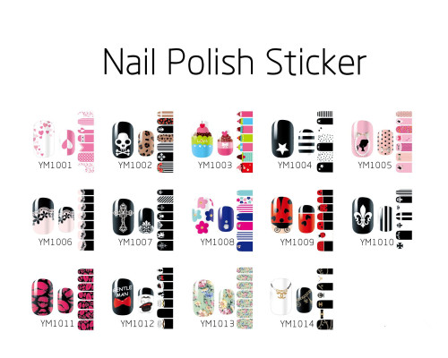 MY SASSY GIRL Nail Stickers Nail Stickers New Valentine‘s Day Nail Stickers Environmental Protection Waterproof Ym Series