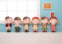 多爱玩具独家制作伊贝儿系列毛绒玩具 安抚娃