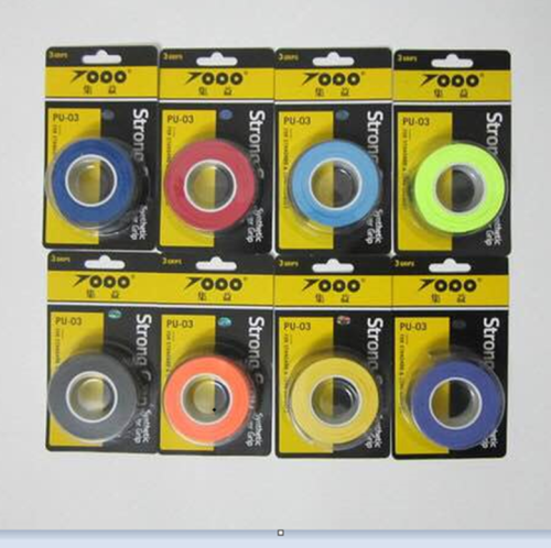 topo 3-pack pu-03 racket high-grade coated hand glue sweat-absorbent belt