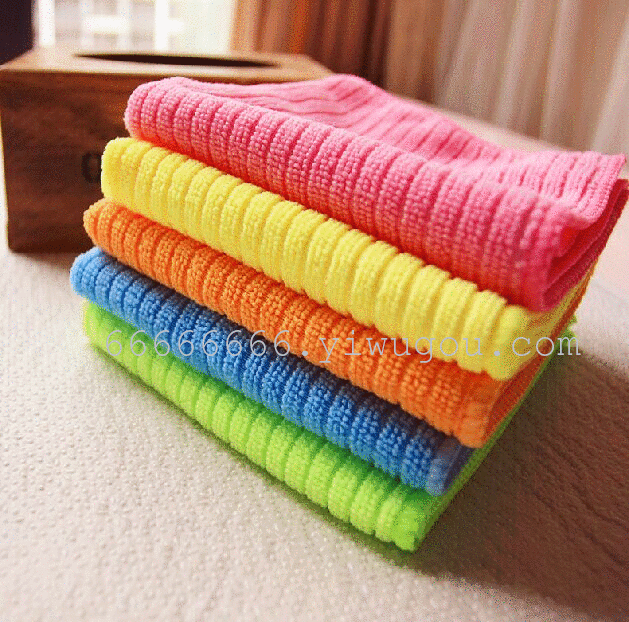 various types of five colors mixed with absorbent cloth cleaning