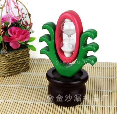 The creative process Home Furnishing decoration crafts wooden hourglass hourglass timer can be customized wholesale