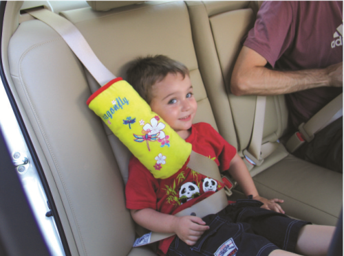 Car Children‘s Seat Belt Pillow Large Shoulder Strap Computer Embroidered Cartoon Pattern