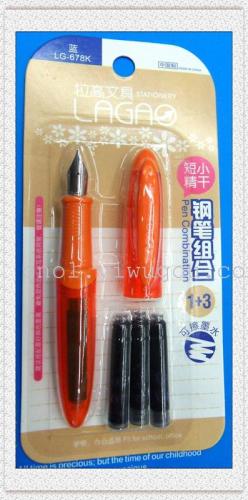 factory direct replacement ink bag type classic head pen， colorful pen， multi-purpose suction card pen