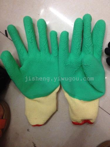 New 13-Needle Cotton Yarn Full Hanging Wrinkle Gloves