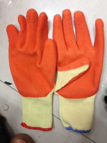 thirteen needles cotton yarn wrinkle flat hanging gloves