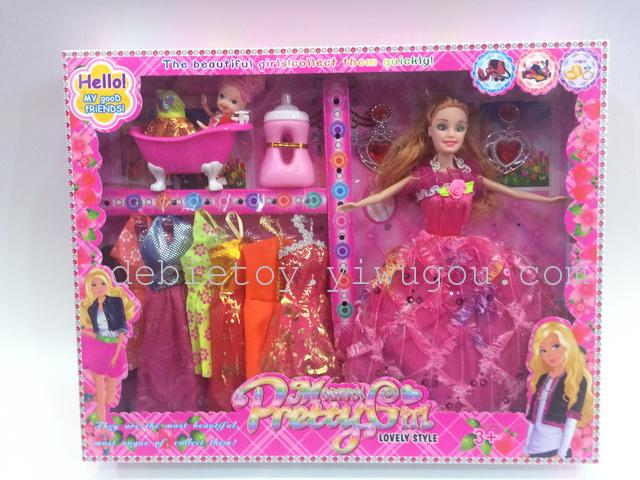 barbie doll gift set中文版