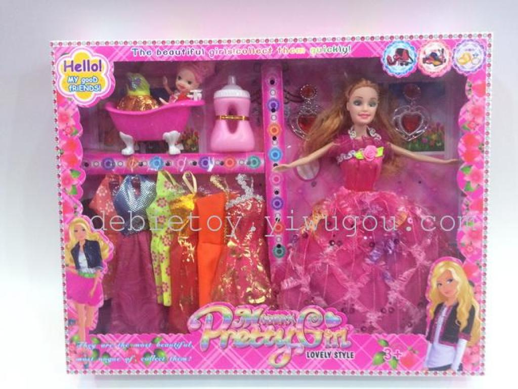 barbie doll gift set中文版