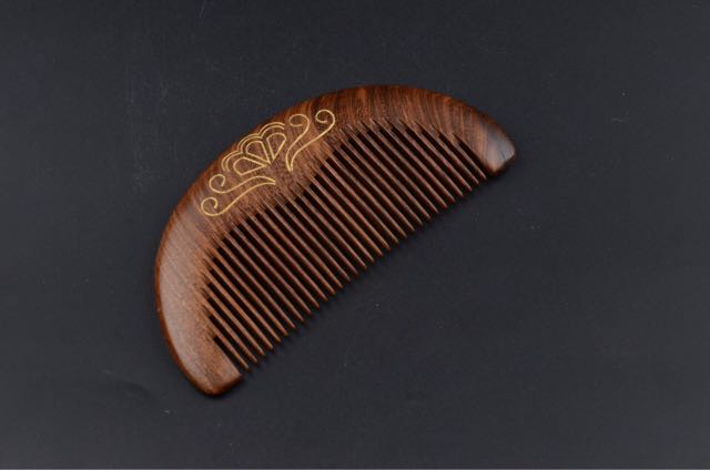 批发天然鸡翅木梳 高档檀木梳 鑫玉堂厂家手工制作精