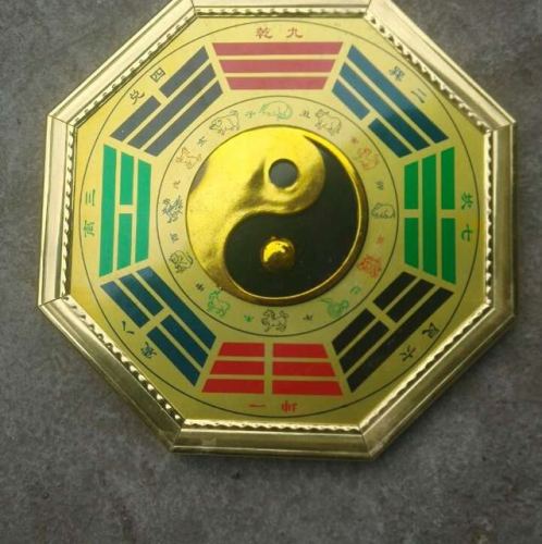 xinyutang factory direct-selling edge-covered colorful zodiac eight diagrams mirror