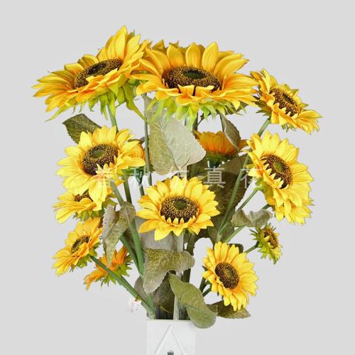Artificial Flower Simulation Sunflower Sunflower Home Decoration Fake Flower Decorative Flower 
