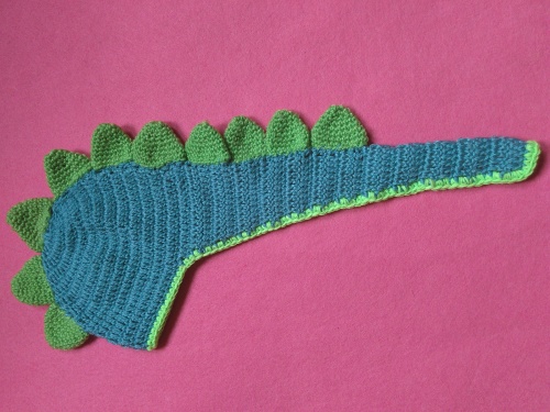 Landong Clothing Crochet Knitted Wool Cartoon Dinosaur Hat