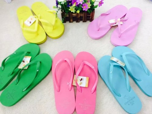 popular animal cartoon couple‘s men‘s and women‘s flip flops beach shoes korean-style non-slip wear-resistant summer