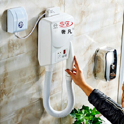 Luxury hotel bathroom toilet home-wall-mounted hair dryer hair dryer dry skin