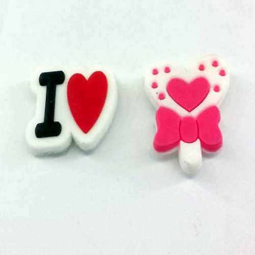 candy crystal heart direct sales pvc soft glue cute cartoon fridge magnet