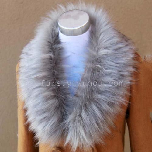 raccoon fur collar fur collar plush shawl fur scarf foreign trade collar