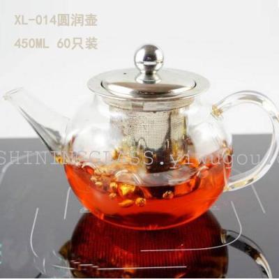  Borosilicate glass handle make  heat resistant glass jug tea pot 