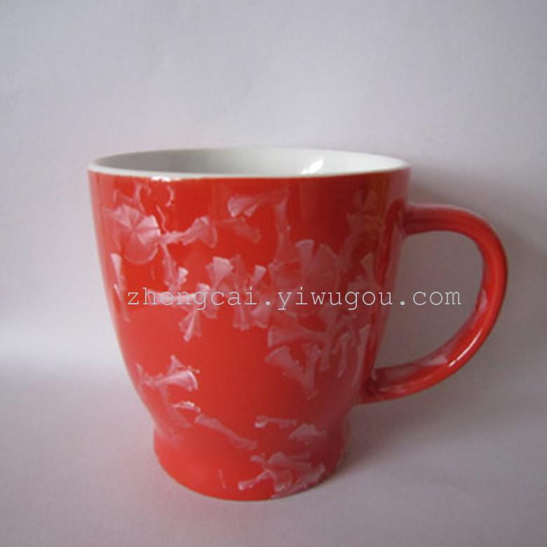 结晶釉陶瓷杯 陶瓷咖啡杯 马克杯