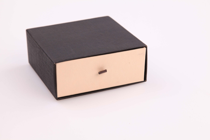 批发 皮带包装盒 正方形抽屉式纸盒 礼品盒 黑色详情4