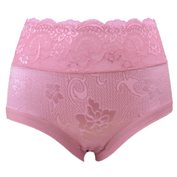 中腰蕾丝防过敏竹纤维内裤三角裤安全裤NK-2