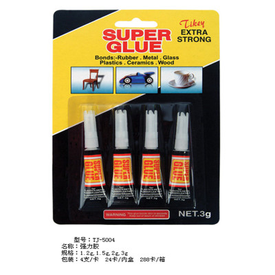 502 instant glue 4 PCs blister card glue adhesive and quick-drying glue