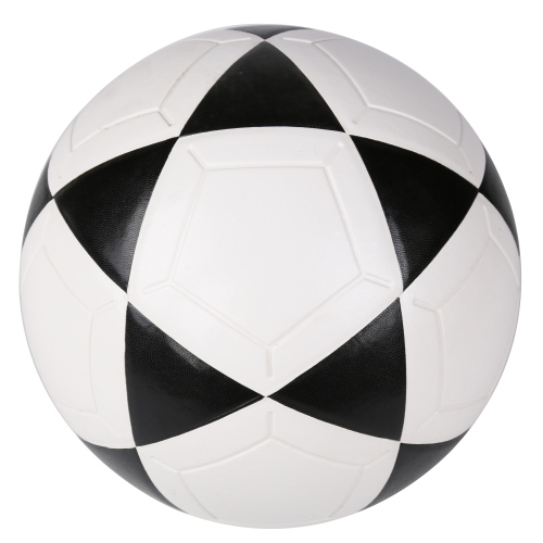 2015 hot sale high quality no. 5 patch triangle pu white football training game special