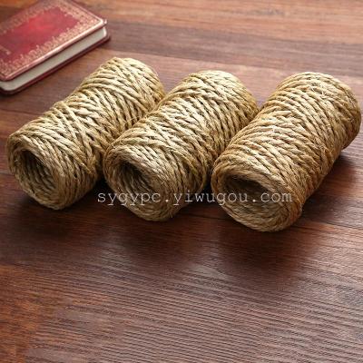 Factory direct sales of natural sisal rope, floating pointing upside hemp, handmade accessories can be customized