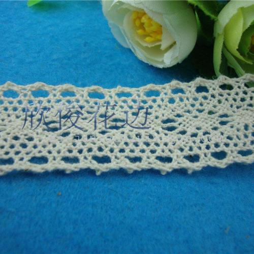 All-Cotton Edge Cotton Lace for Clothing DIY Clothing Accessories 2.7cm