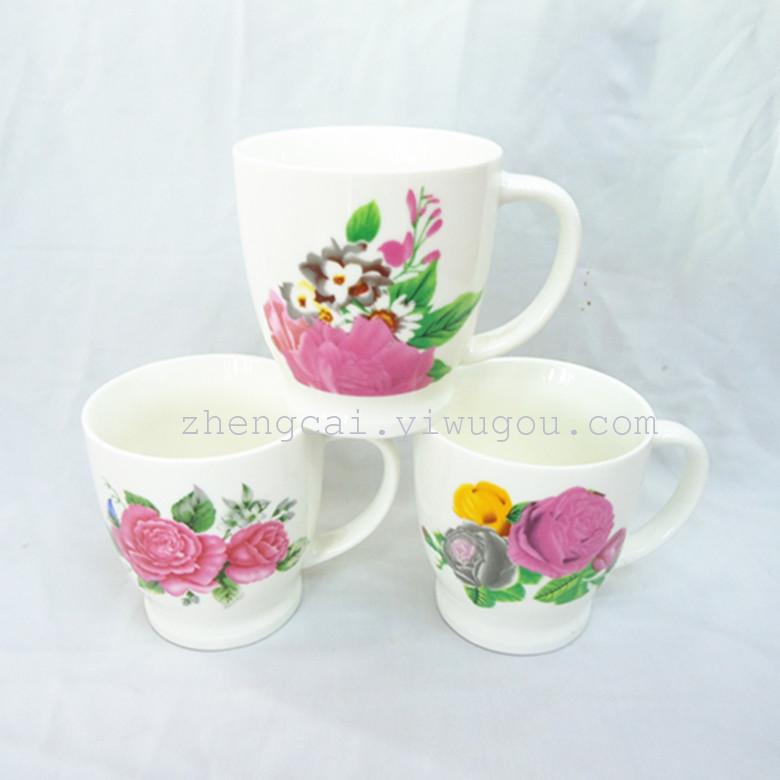 镁质瓷咖啡杯 仿骨瓷陶瓷杯 广告促销杯