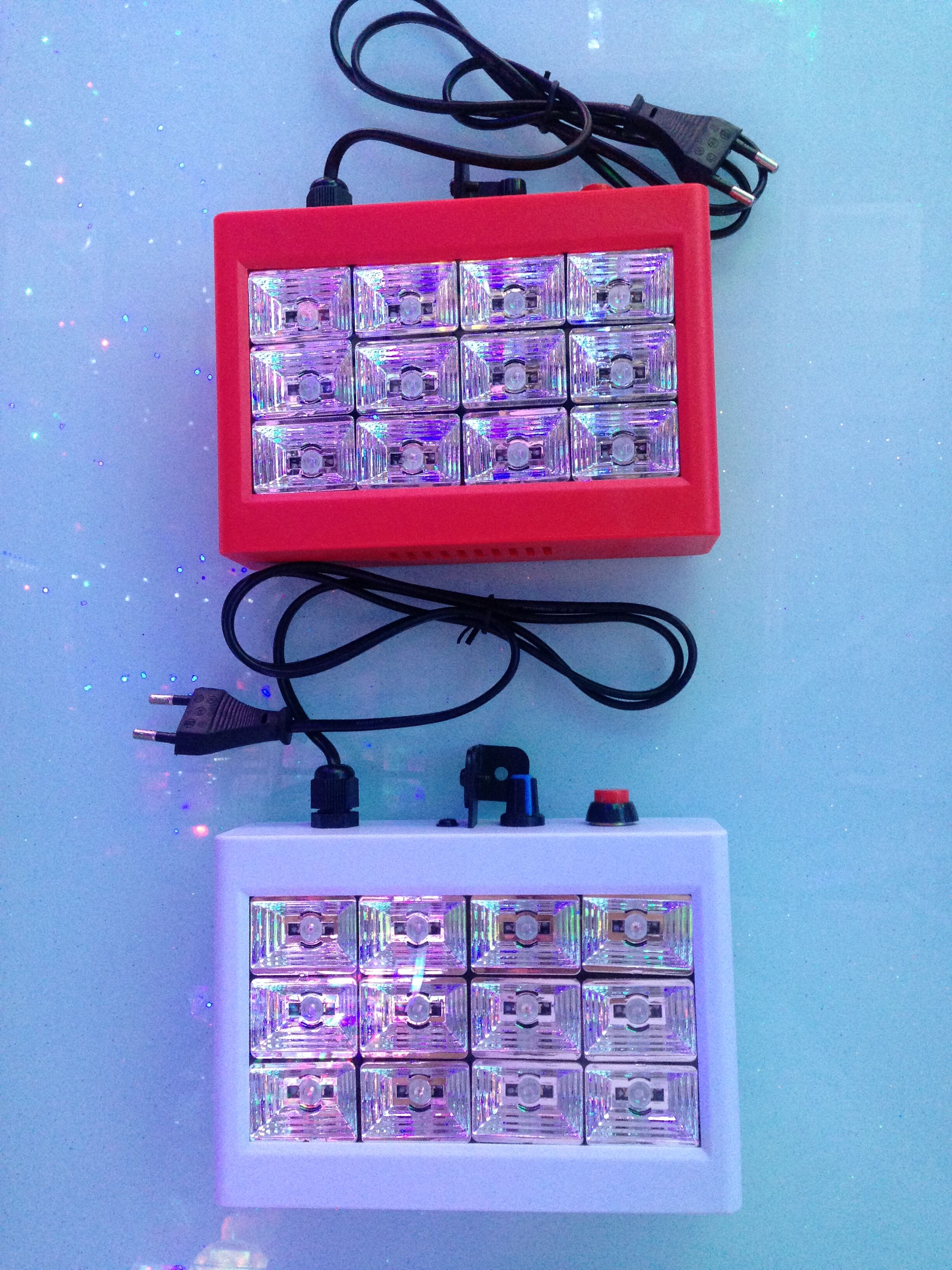12粒频闪   RGB声控频闪灯         舞台灯