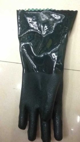 green frosted latex gloves 35cm
