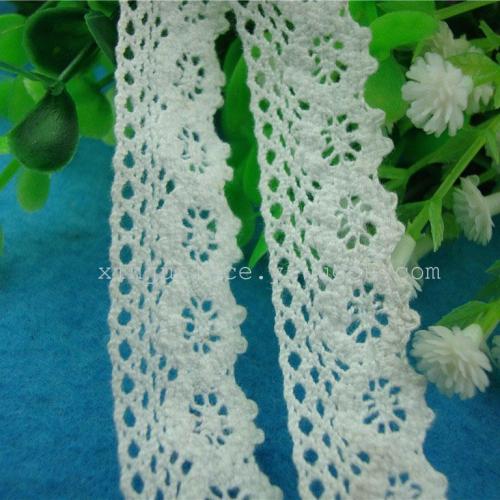 all-cotton edge cotton lace unilateral garment accessories wholesale 1.6cm