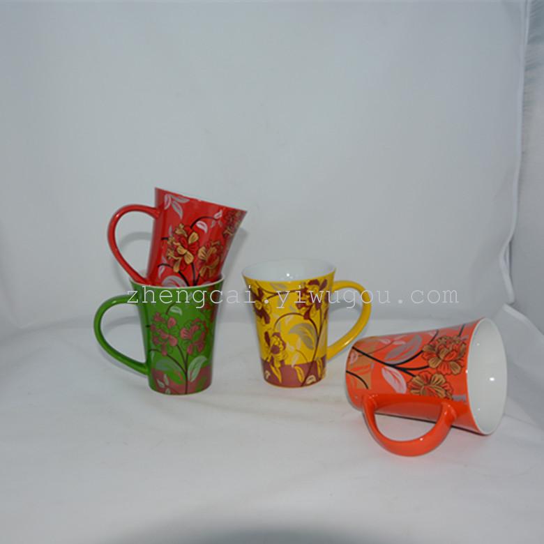 陶瓷杯 咖啡杯 马克杯 色釉广告杯