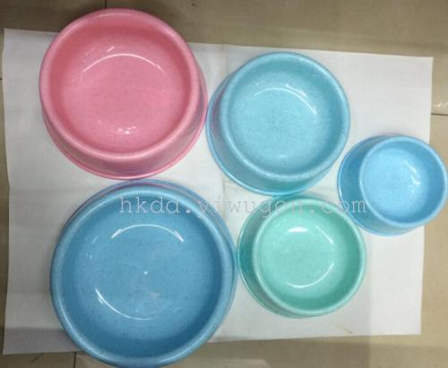 pet products dog bowl environmental protection resin plastic dog bowl dog bowl dog tableware