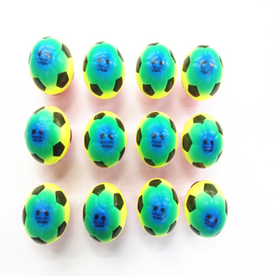 PU foam ball pressure elastic colored smiley sports ball fitness educational toy Green