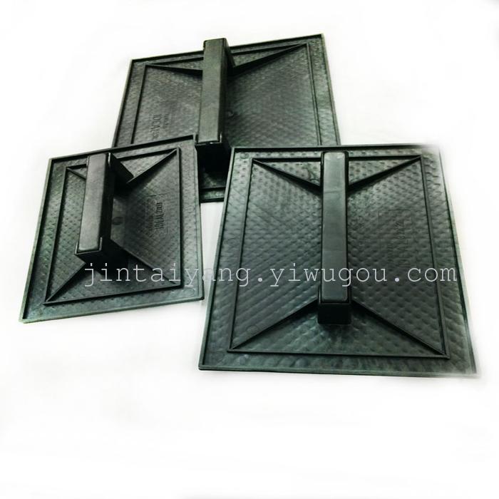 厂家塑料抹泥板 拖灰板 黑色 木柄抹泥板_金太