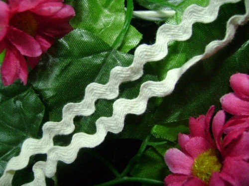 butterfly lace 1cm cotton wave belt water wave edge s belt lace