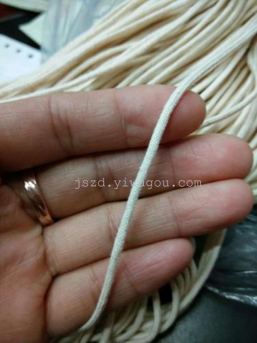Factory Direct Sales Spot Ribbon Cotton String Cotton Cord Hand Give DIY Clothing Sccessories Crafts Accessories Material