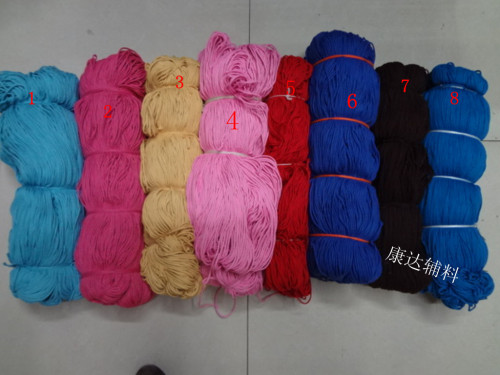 2mm Color Cotton String Drawstring Drawstring Tooth Rope/Rolled Edge Embedded Rope 20 Colors