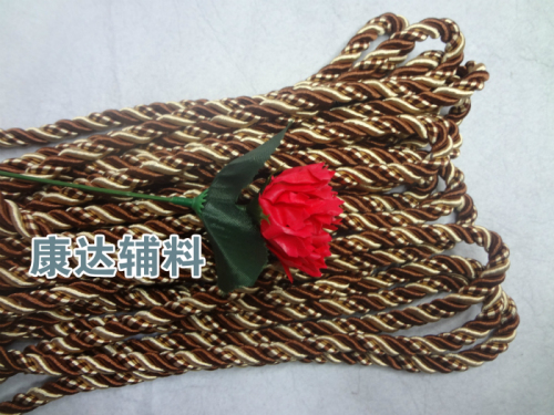 Binding Rope 8mm Trifilar Wire Rope/3 Strands round Rope Decorative Rope， Funny Rope