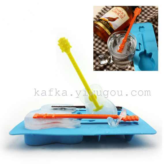 吉他多用途冰盒-创意家居/新奇特/硅胶冰盒 吉他冰格