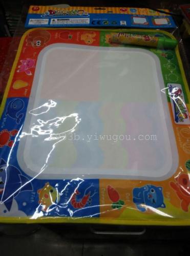 educational toys animal fruit pattern english chuck packaging， magic water writing blanket children‘s teaching aids