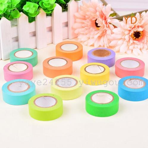 candy color hand tear japanese and paper rainbow tape diy tape tearable can write
