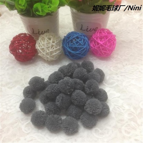 Cashmere Acrylic 2cm Hairy Ball Factory Direct Sales