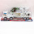 P plastic children's toys cover friction toy trailer trailer contains three small animal toys